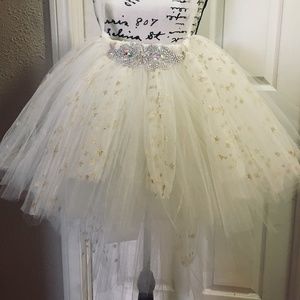 IVORY GIRL - flower girl tutu skirt